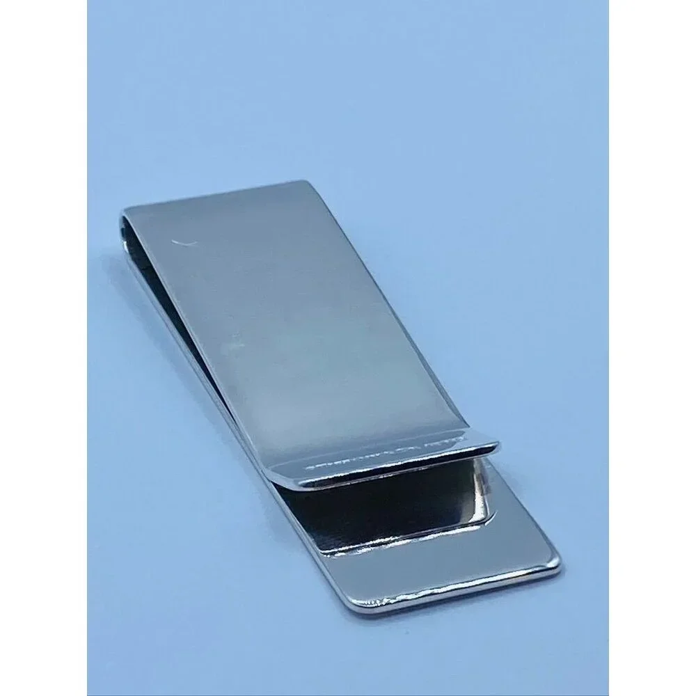 Sterling Silver Tiffany & Co Smooth Blank Money Clip 18.8G